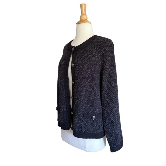 TORRID Skull Button Black Textured Knit Cardigan Sweater Jacket - Picture 5 of 16